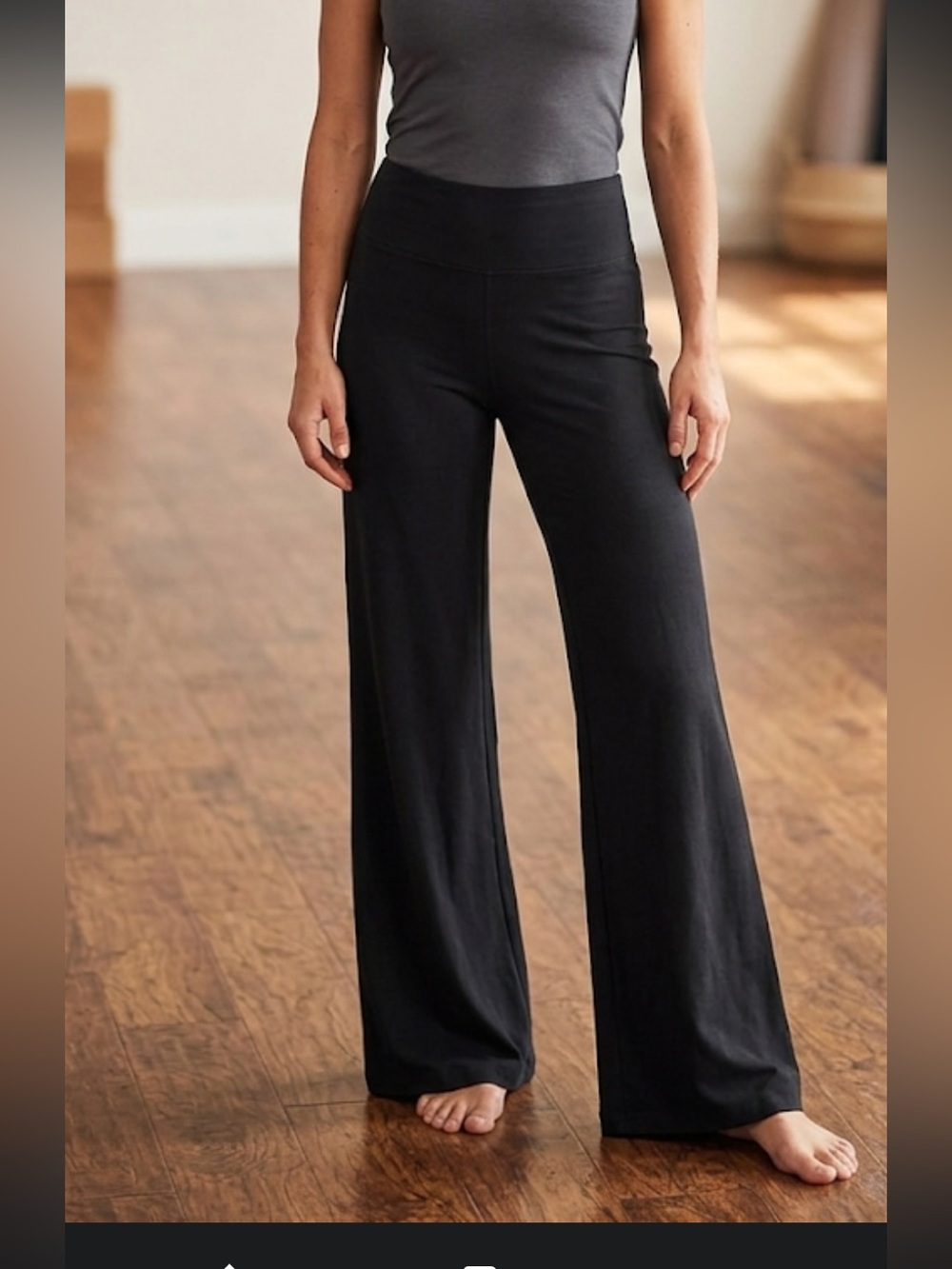 KiraGrace Pants Womens X-large Black Wide Leg Yoga Athletic Lounge